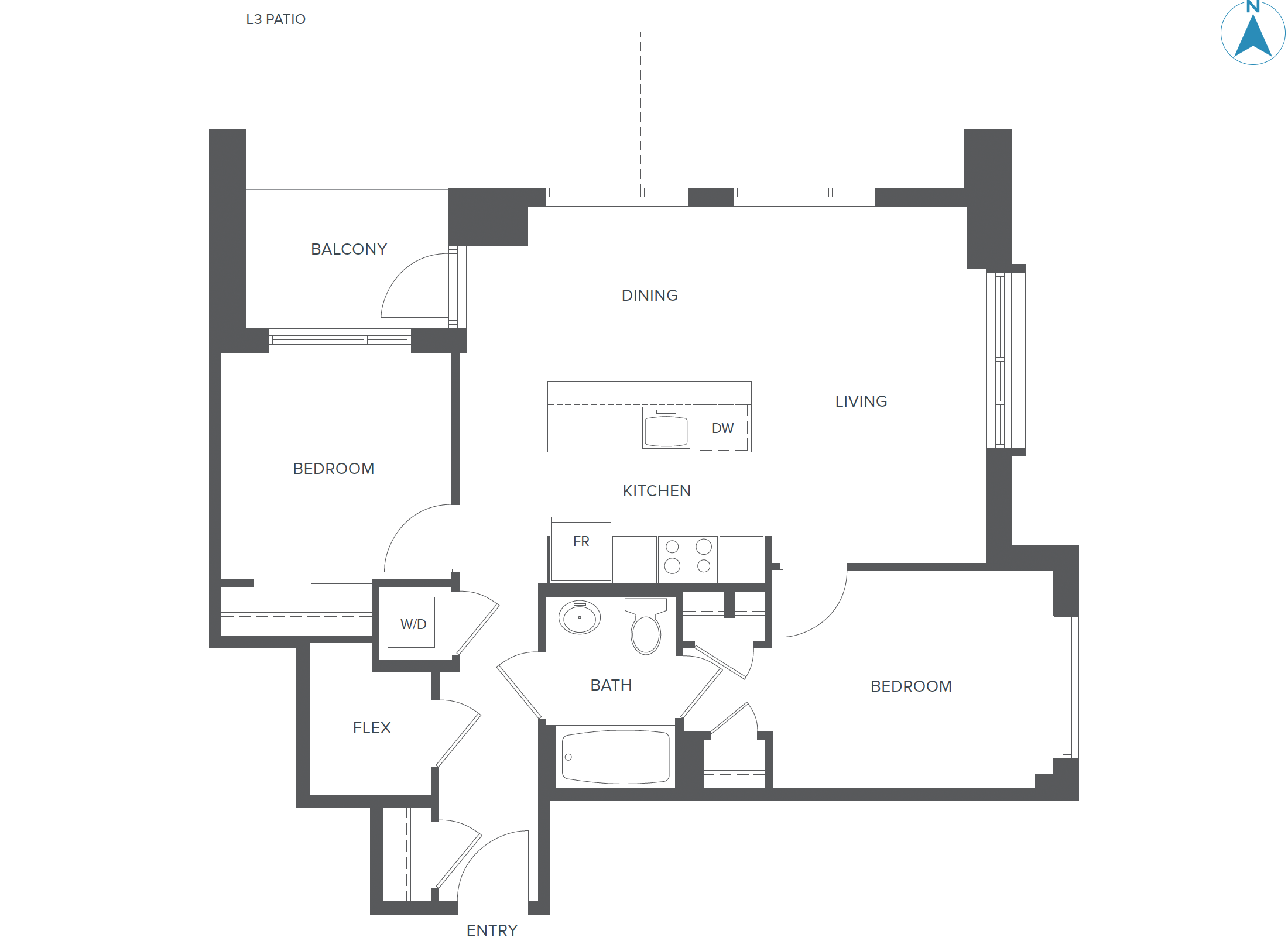 Fraserview Towers - Building 1 Plan A