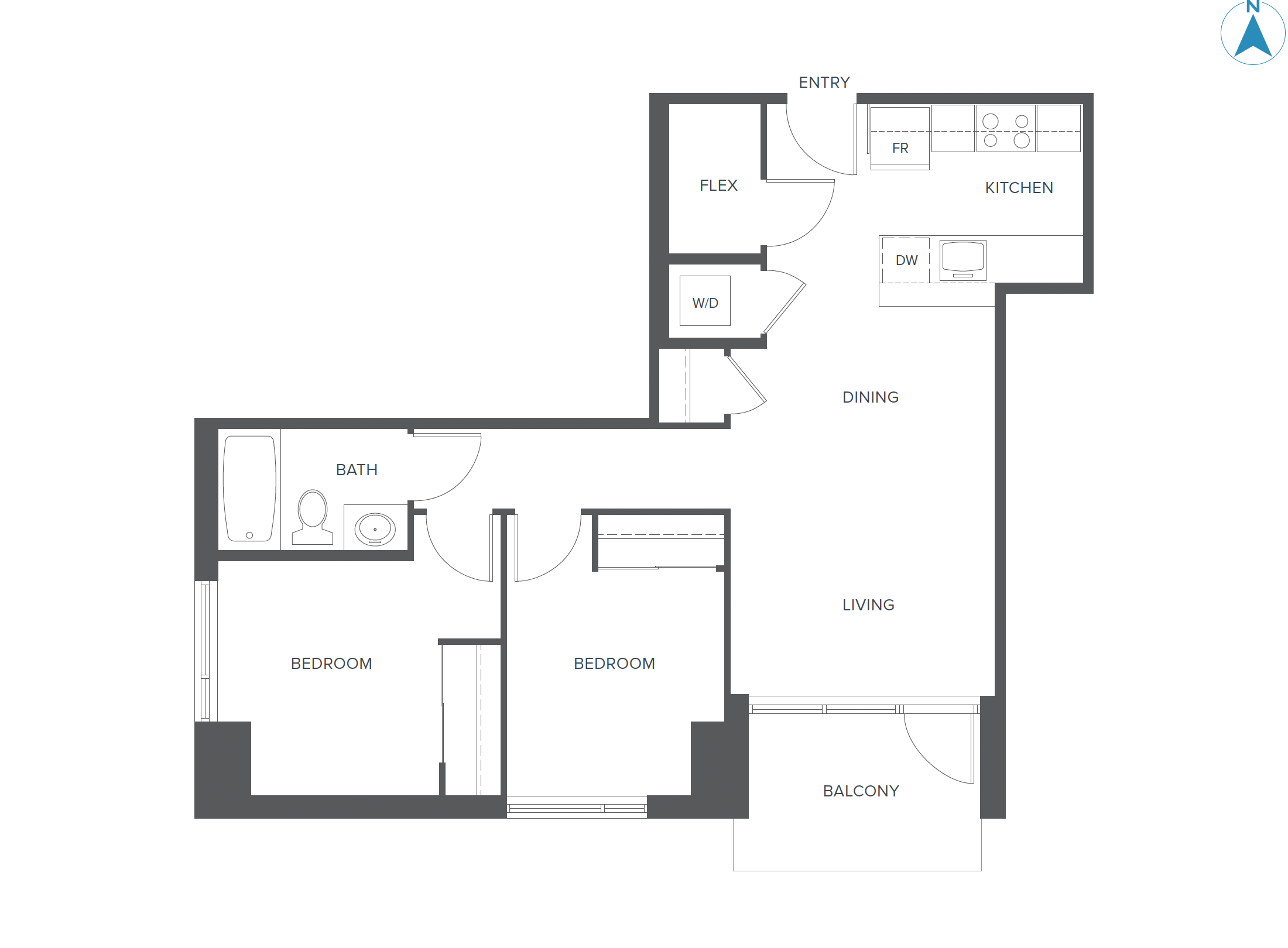 Fraserview Towers - Building 1 Plan D