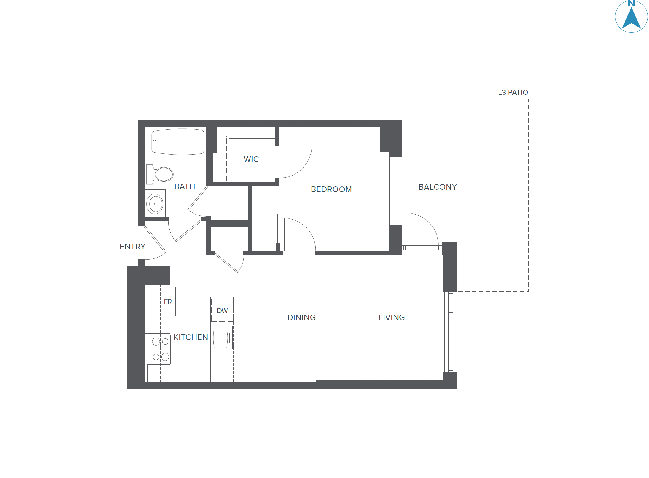Fraserview Towers - Building 1 Plan E