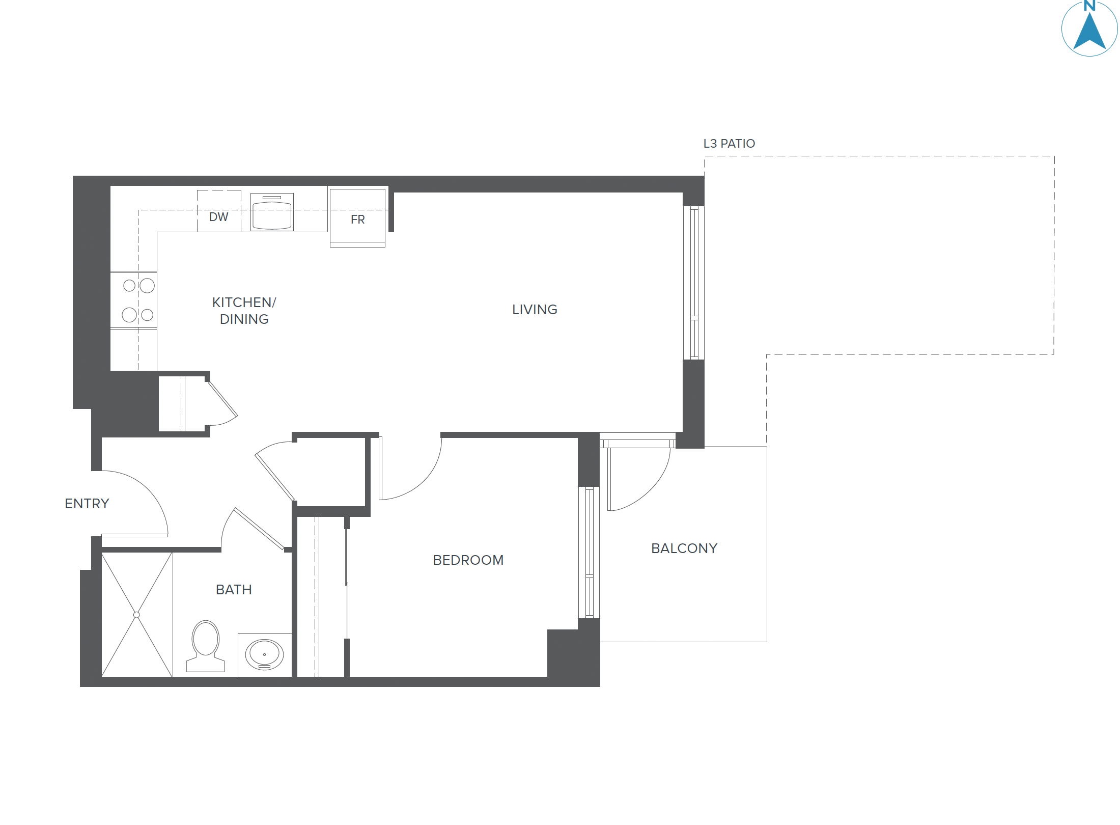 Fraserview Towers - Building 1 Plan F