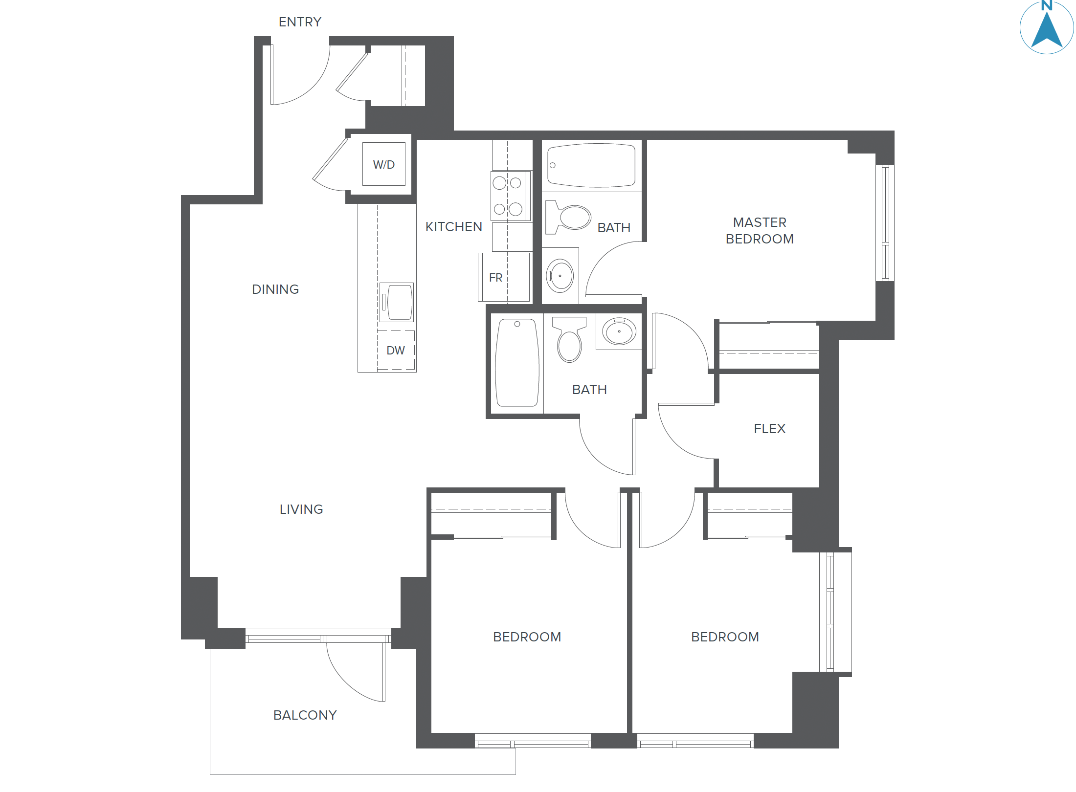 Fraserview Towers - Building 1 Plan G