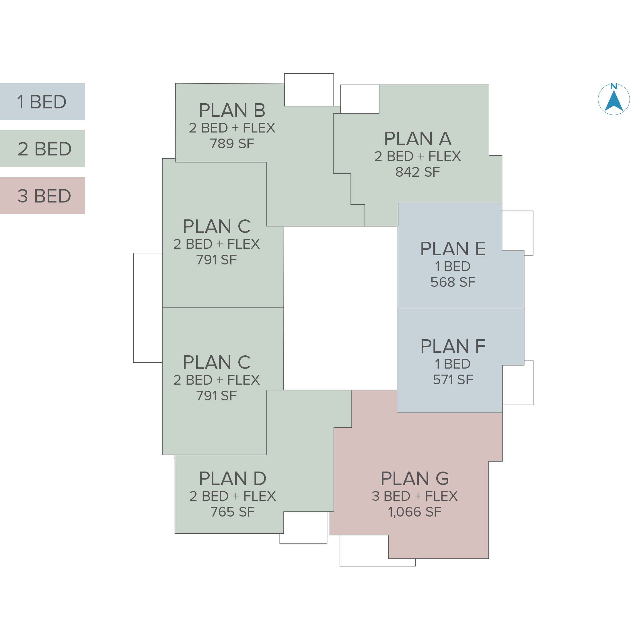 Fraserview Towers - Building 1 Level 4–6