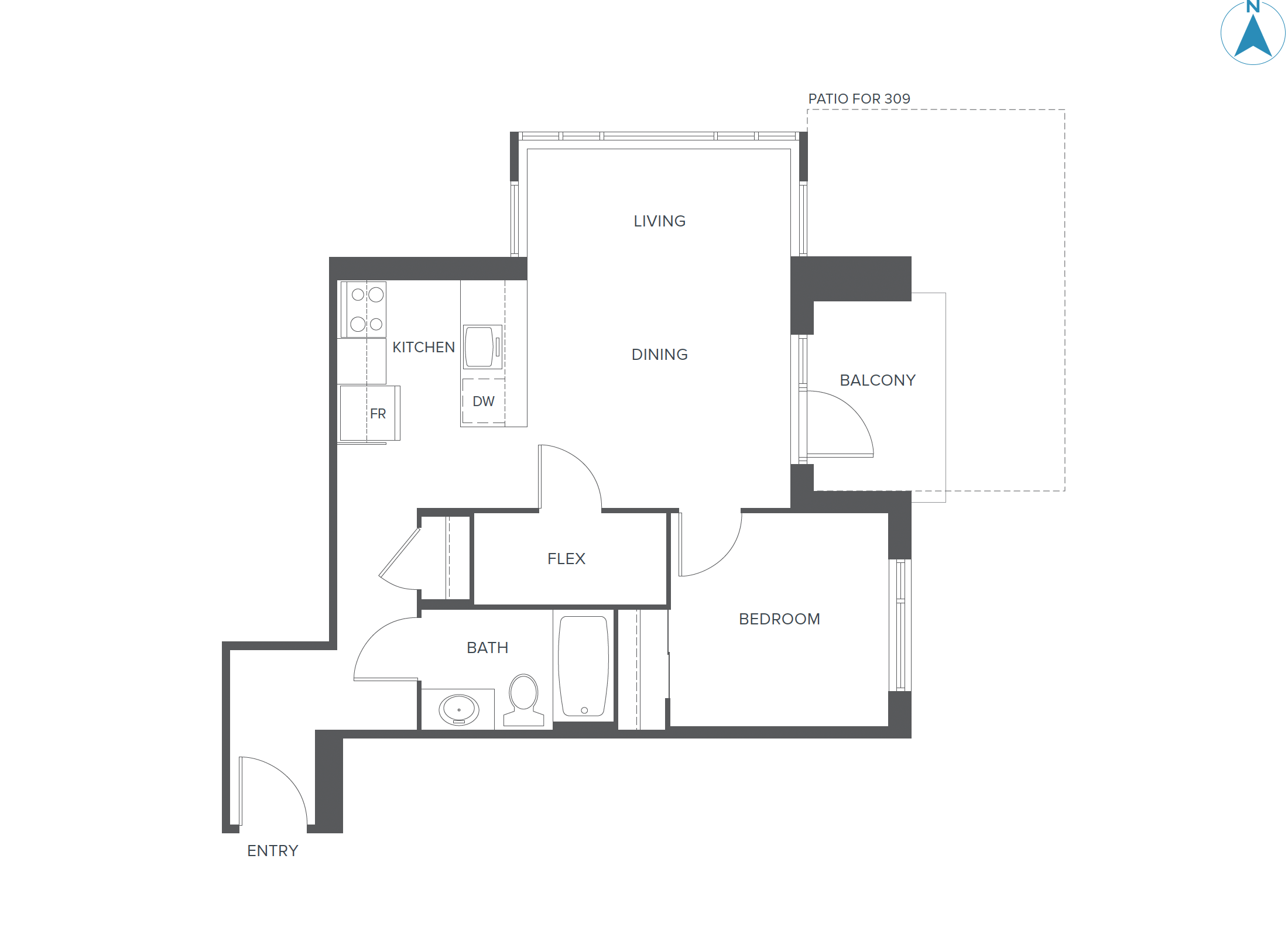 Fraserview Towers - Building 3 Plan B3